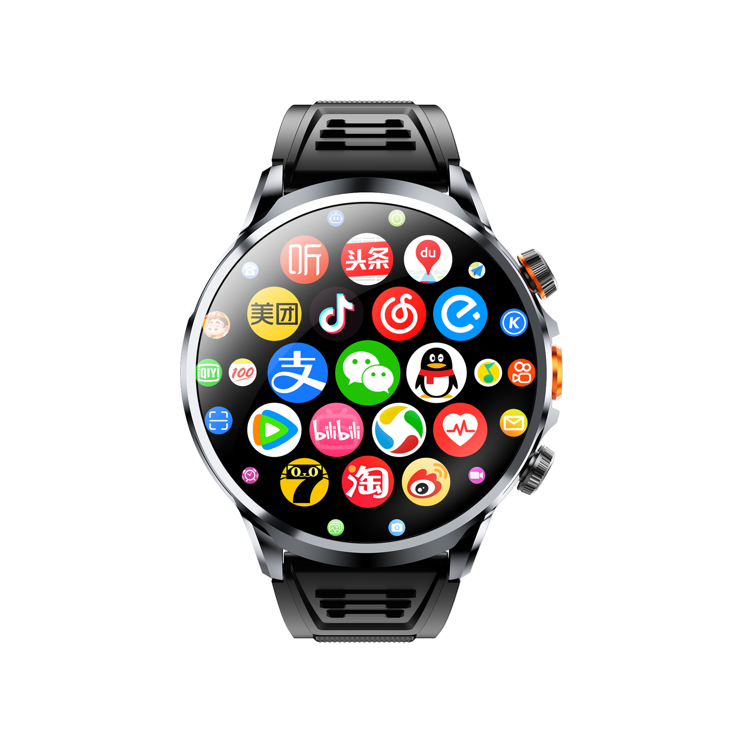 H18 New 1.95HD Inches 4G5G GPS with NFC Relojes Full Netcom Plug-in Card Ogladaj Call smart Watch montre intelligente